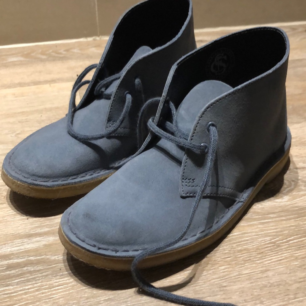 Clarks Original Suede Desert Boots Women’s Blue